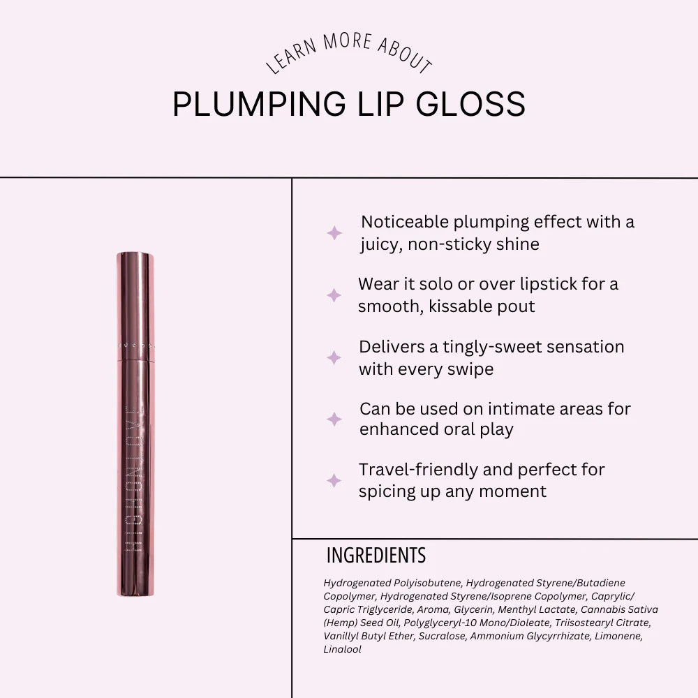 Plumping lip gloss