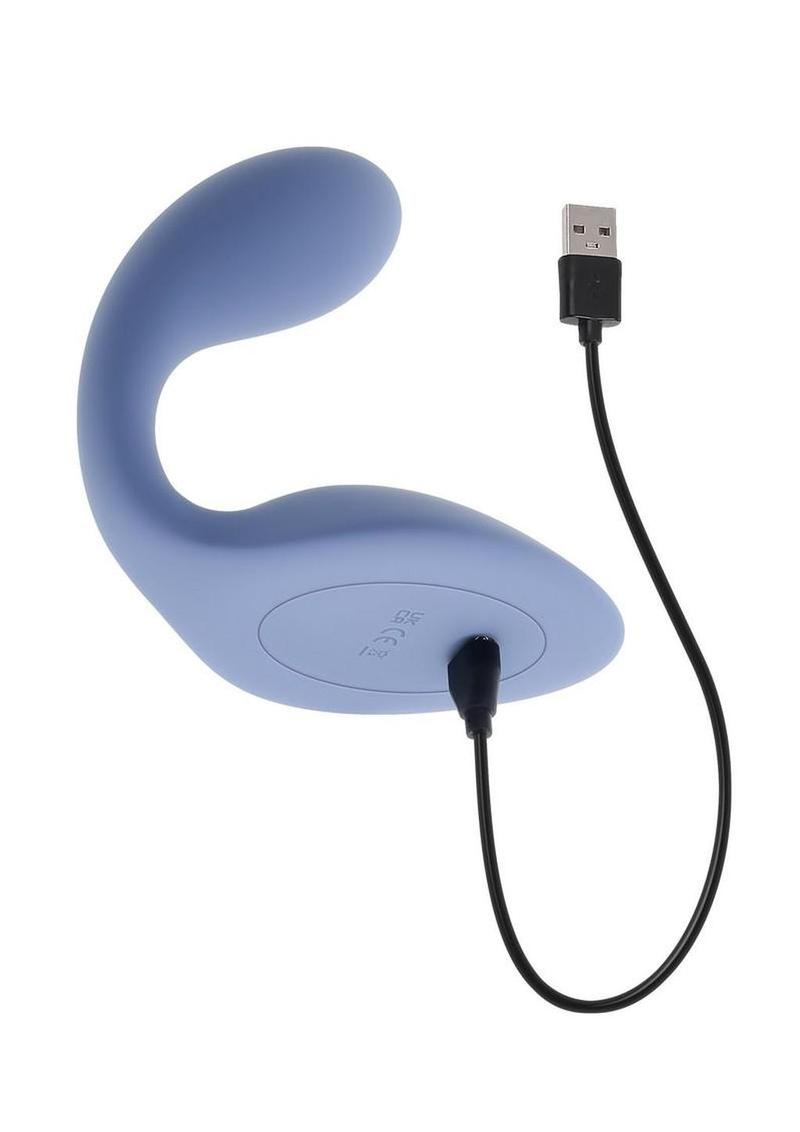 Gender X Shifting Gears Rechargeable Silicone Grind Pad Vibrator - Blue